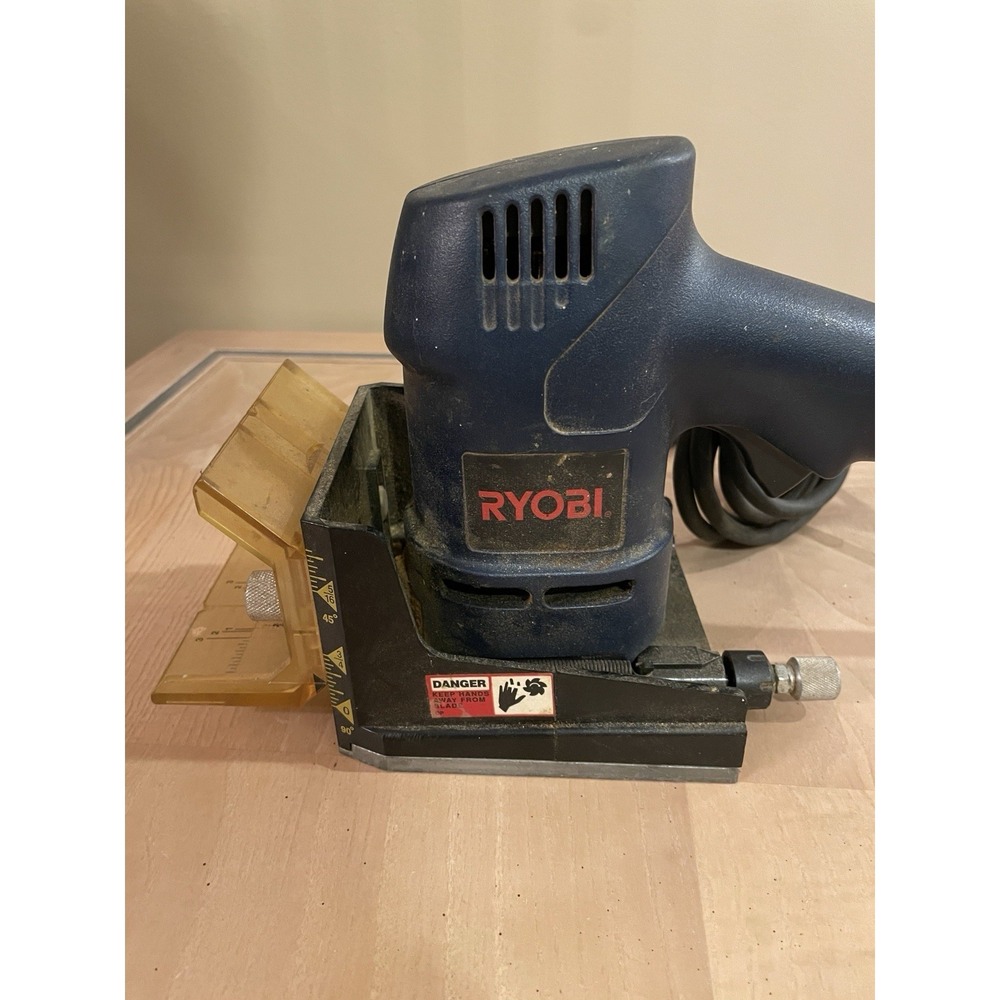 RYOBI Detail Biscuit Joiner Model DBJ 50. Made in USA No Blade Works tested